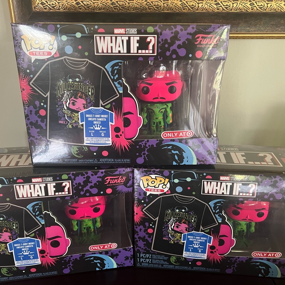 Marvel What If...? Funko Pop and T-Shirt Set